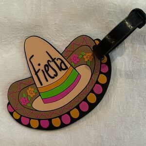 Luggage Tag Silicone Sombrero Mexico Festival Summer Beach